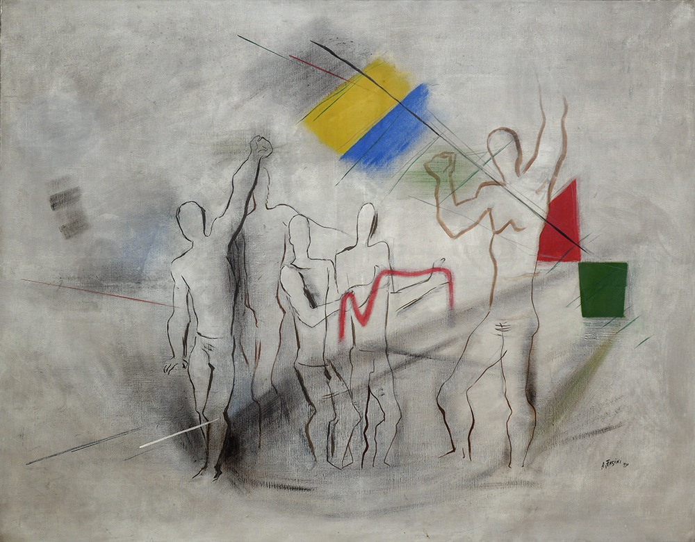 Sandro Fazini, Athletes, 1930. Vadym Morokhovskyi Collection