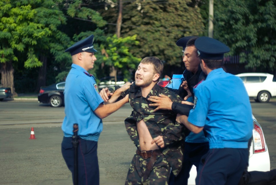 Detention during the action, 19 July 2014.