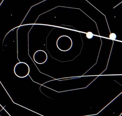 Geometric light projection, detail