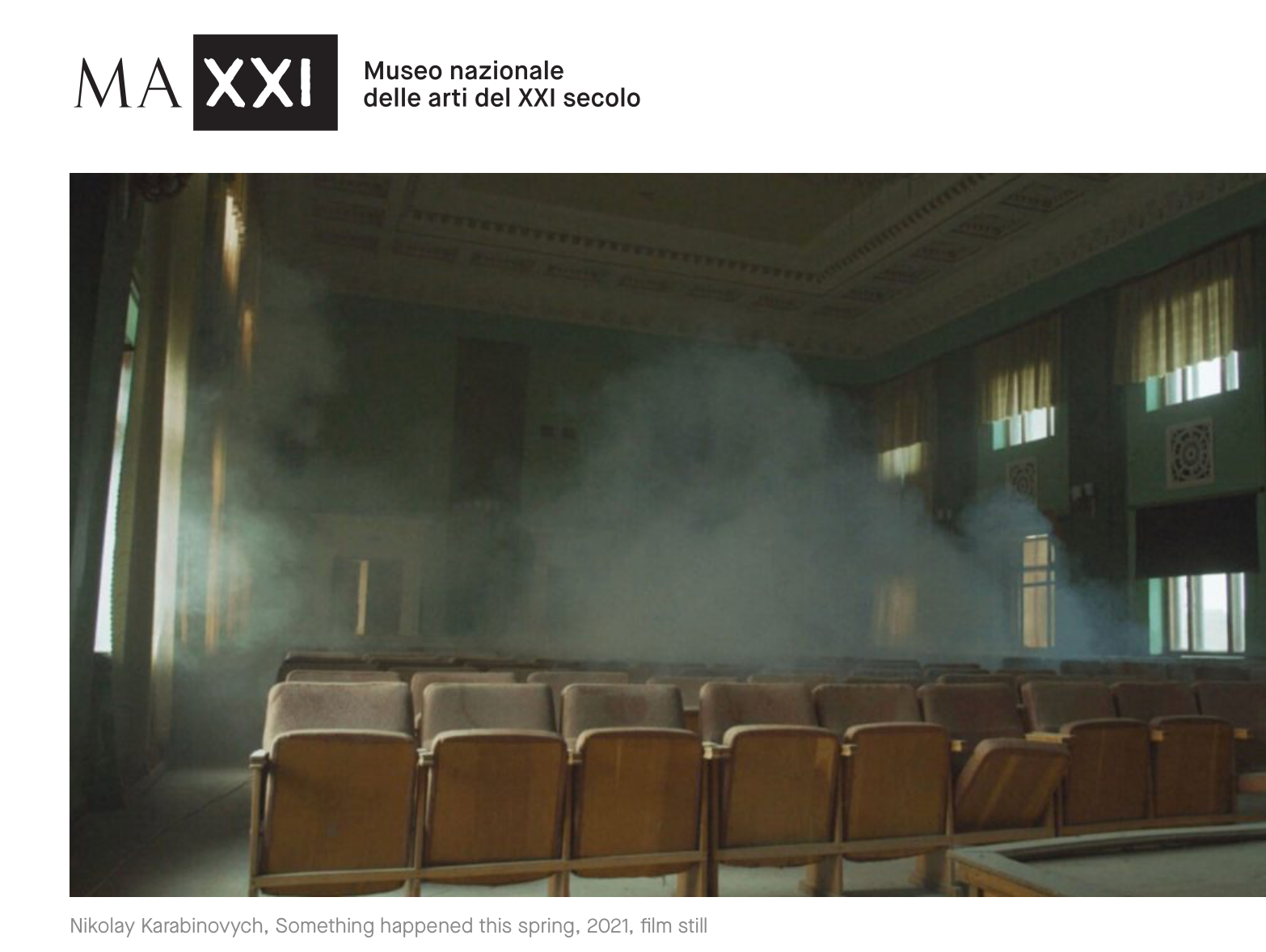 MAXXI · programme poster