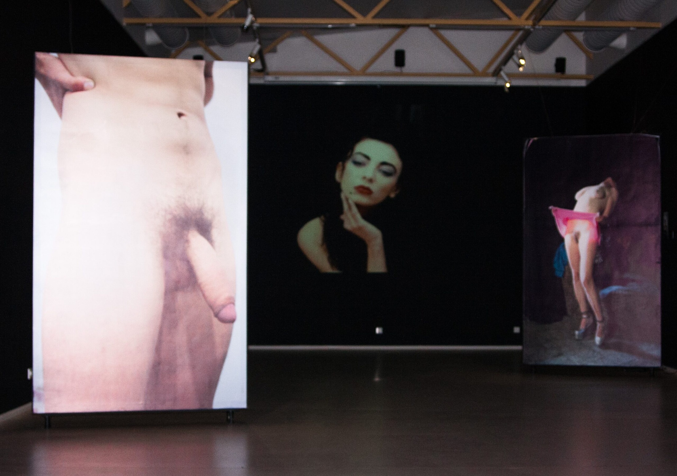 Multimedia installation — spatial view