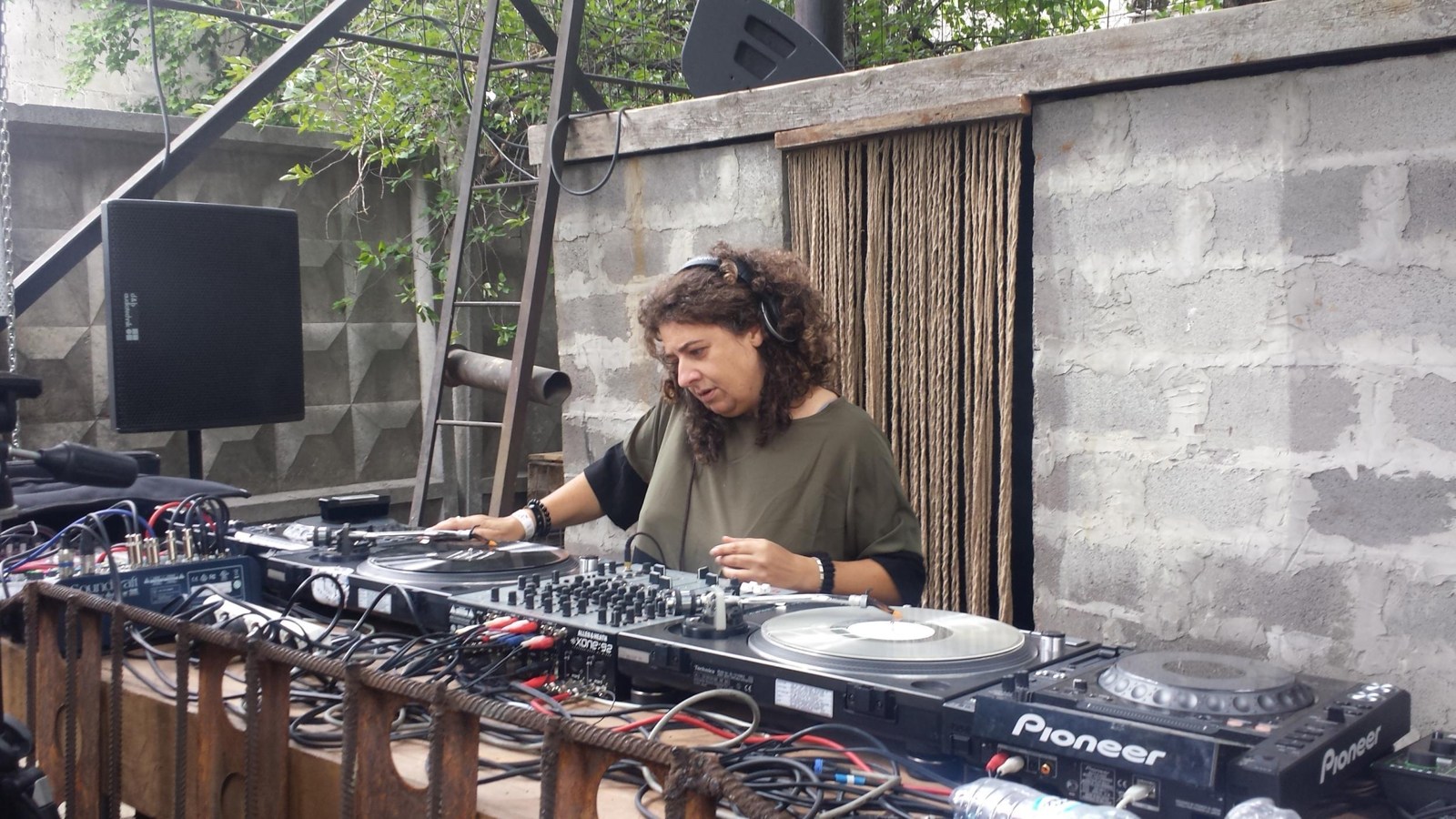 Jane Fitz at the Container stage · Kit Macdonald / The Independent