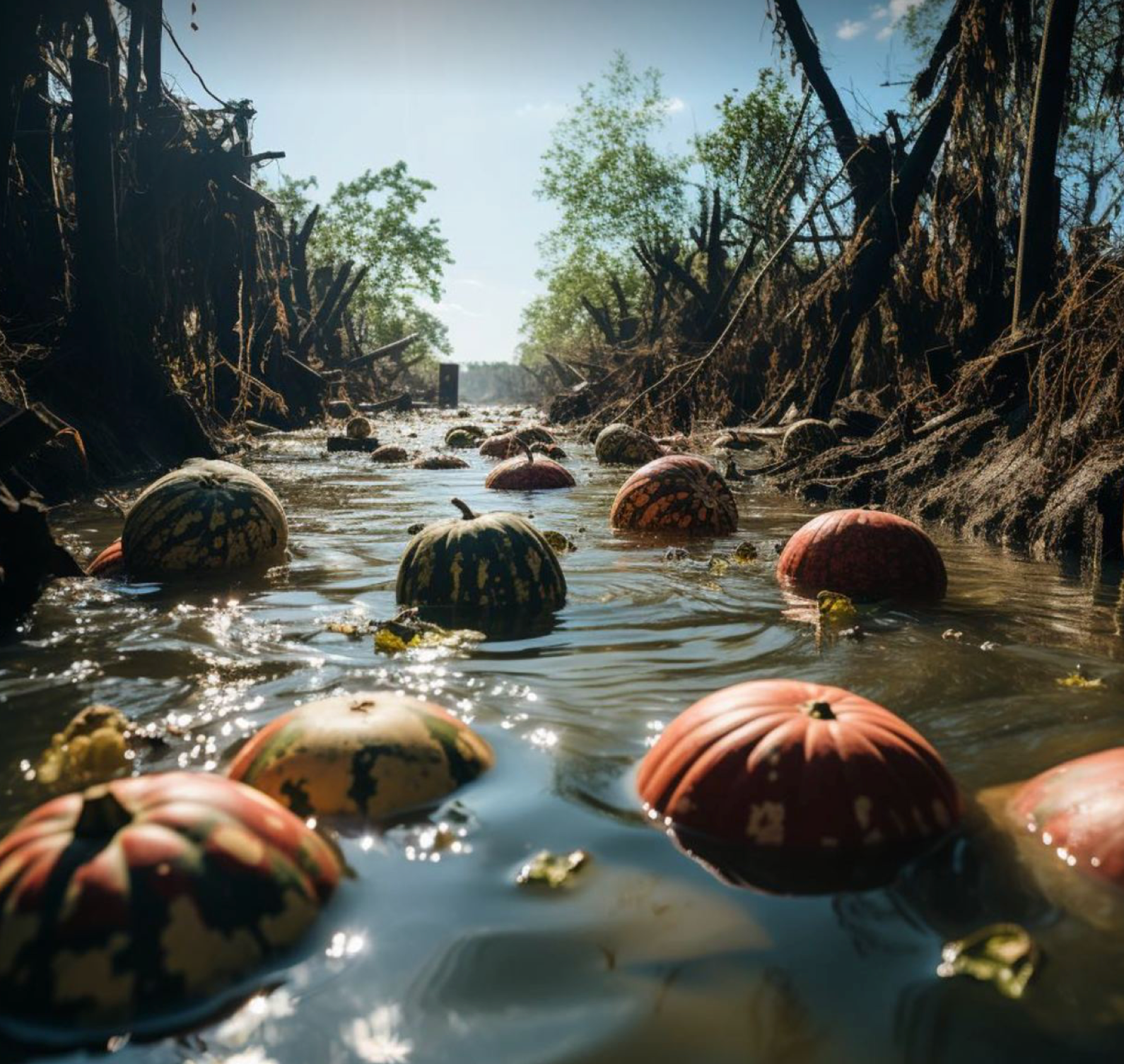 Kherson Files — flooded landscape