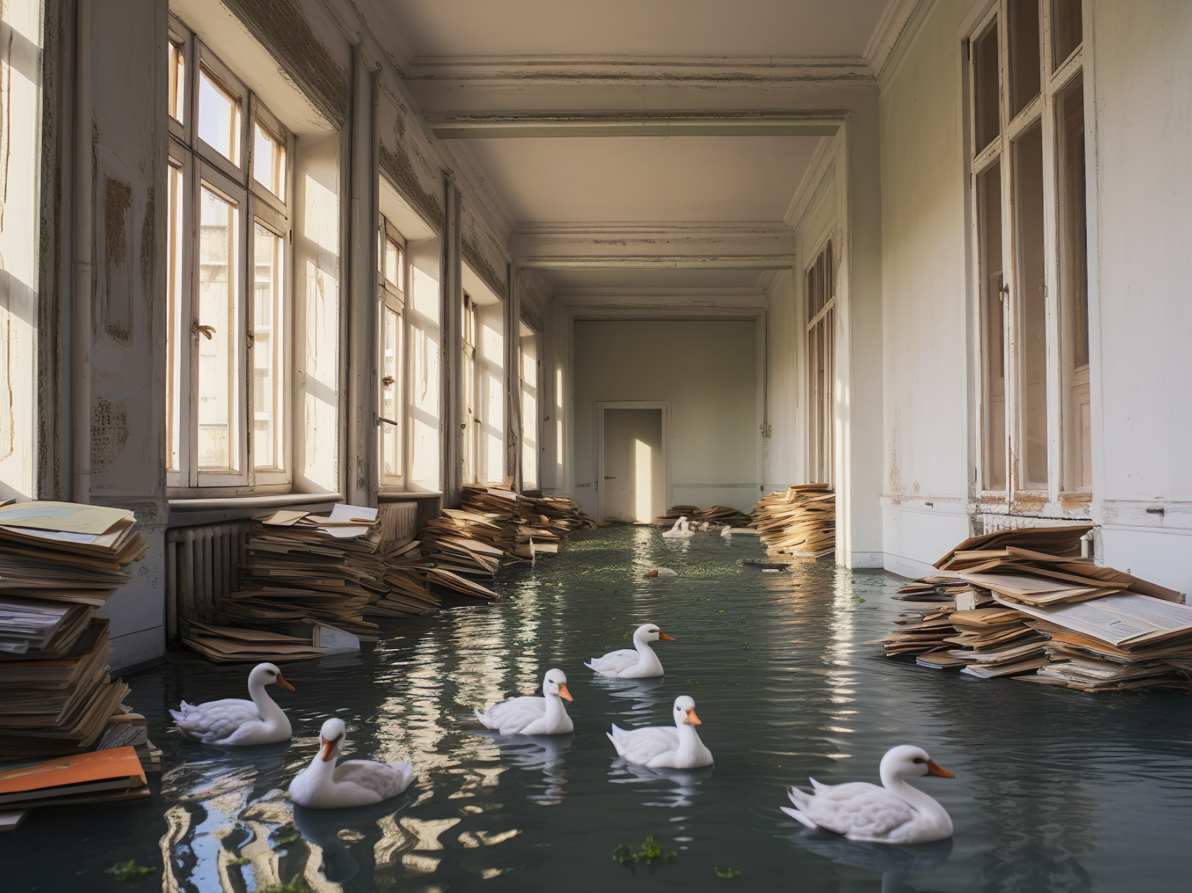 Kherson Files — flooded interior