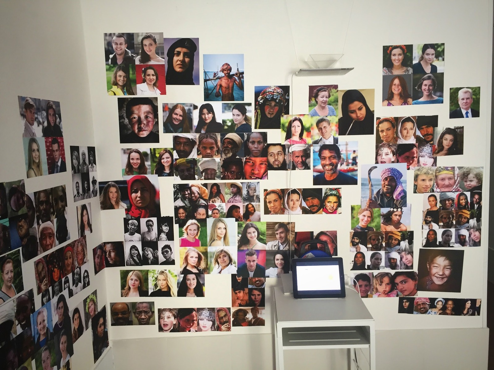 Andrii Chepurko — portrait installation at Kokonton Gallery