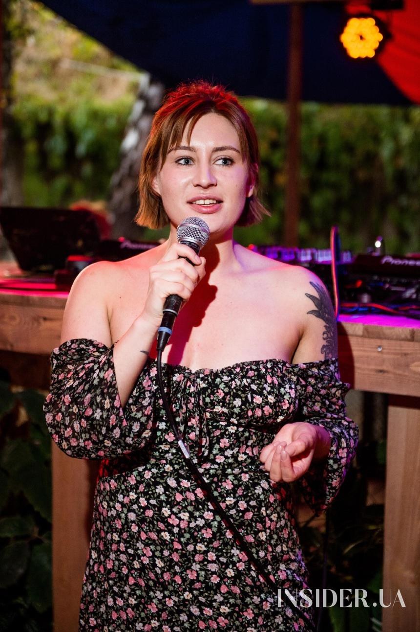 Maria Vtorushyna at the Earthmate opening · Festival press office / INSIDER UA