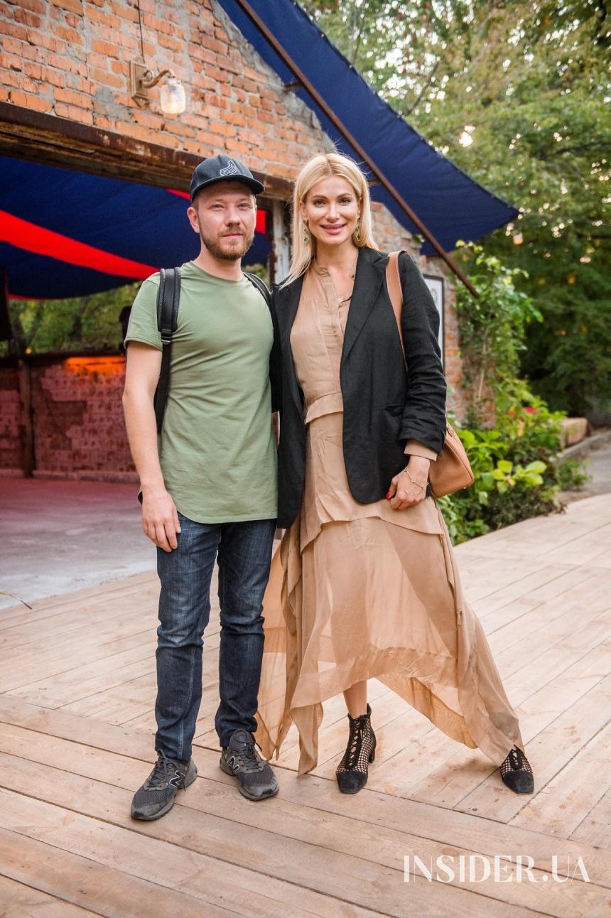 Andrii Siguntsov and Lana Kaufman at the Earthmate opening · Festival press office / INSIDER UA