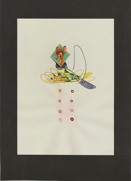 Denys Kravets — collage with Bambi, Law of Similarity