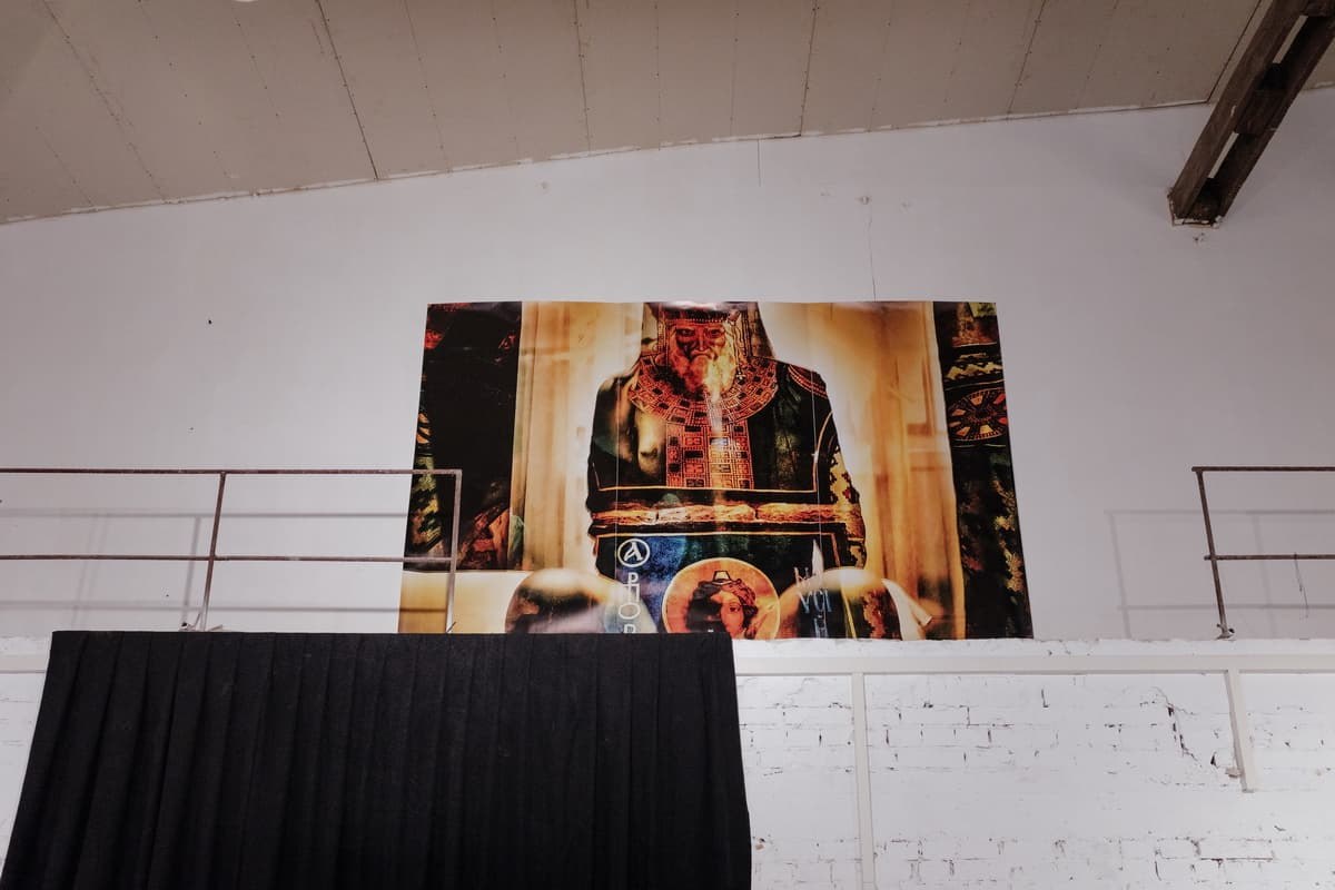 Religious imagery in the exhibition space · MYPH