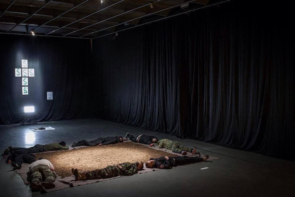 Installation view at G13, Kyiv, 2015.