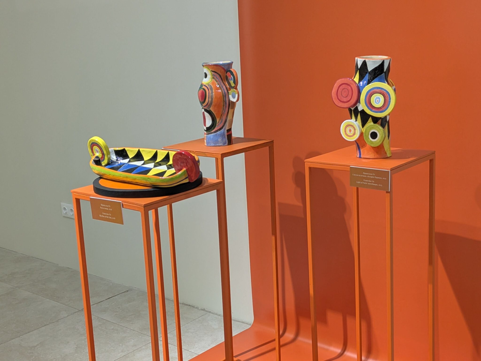 Ceramics in the exhibition