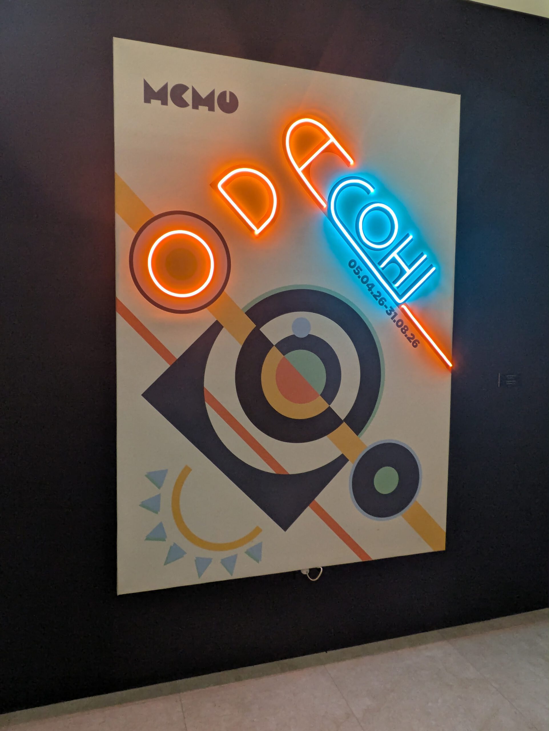 Ode to Sonia neon poster